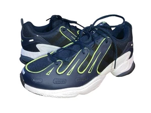 Adidas Originals Gazelle Collegiate Navy/Black/Lime EE4771 Men’s Size 11.5 US - Picture 1 of 6
