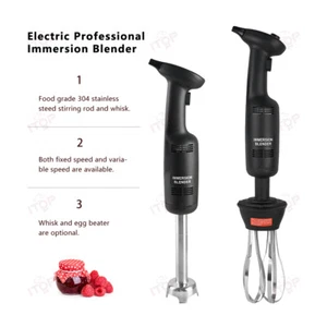 Handheld Immersion Blender Commercial Stick Blender 270W Max Mixing 10L - Picture 1 of 12