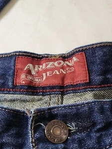 Arizona Jeans Relaxed Straight Blue Denim - Picture 1 of 10