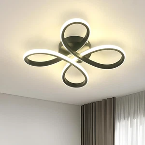 Plafoniera LED Soffitto Moderna, 30W 3375LM Lampada Da Soffitto, Lampadario Crea - Foto 1 di 12