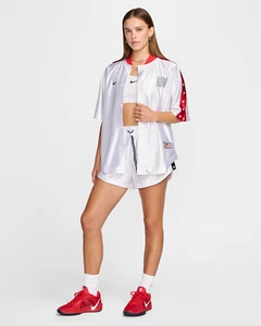 TAGLIA SMALL USA Village top donna Nike basket stagionale RARO nuovo con etichetta - Foto 1 di 6