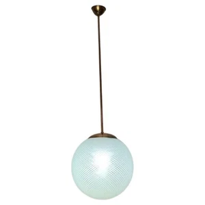 Globe Chandelier Reticello attibuited to Carlo Scarpa per Venini, Murano, 1950s - Picture 1 of 6