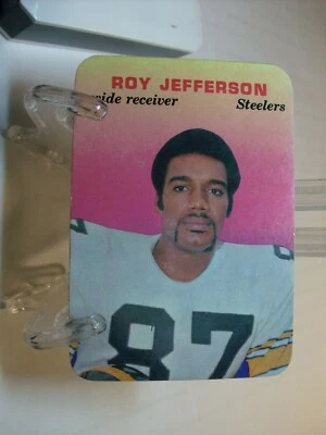 1970 Topps Super Glossy #17 - Roy Jefferson - Pittsburgh Steelers 70-028 - Image 1 of 2
