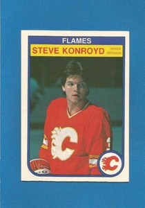 Steve Konroyd RC 1982-83 O-PEE-CHEE OPC Hockey #48 (NM+) Calgary Flames