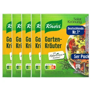 Knorr Salade Assaisonnement Herbes Du Jardin 5X 8G 5Paquet - Bild 1 von 1