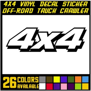 4x4 Vinyl Decal Sticker | Off-Road Truck SUV Crawler  [DESB2] - Picture 1 of 7