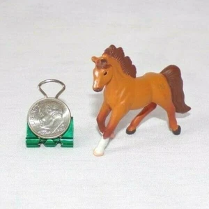 Miniature Dollhouse Empire Animal Horse Figurine Plastic Toy 1.75" 1996 Tan - Picture 1 of 2