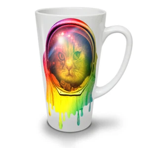 Wellcoda Astronaut Space Color Space Latte Becher 12/17oz - Bild 1 von 15