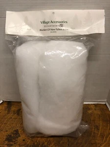 Ice Crystal Dept. 56 Village Snow Blanket 60" x 54" Brand New - Picture 1 of 1