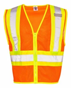 Kishigo Ultra-Cool Contrasting Mesh Vest Uniform Workwear Hi-Vis 1055-1056 - Picture 1 of 4