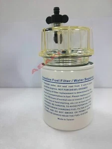 Only Solas Outboard Gasoline Engine Fuel Filter Water Separator NMW214 10 Micron - Foto 1 di 7