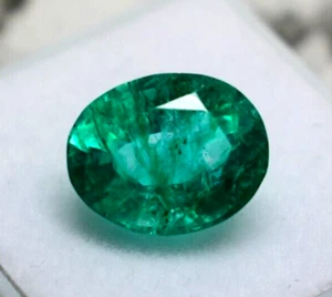 Natural Untreated Precious Green Emerald Loose Gemstone 5.00 Ct Loose Gemstone - Picture 1 of 9