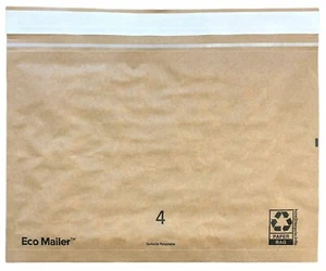 50 sobres acolchados reciclables de 14""x9"" sobres ecológicos tira lagrimal auto-sellado - Imagen 1 de 4