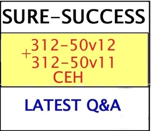 312-50v12+312-50v11 CEH Certified Ethical Hacker EXAM Q&A LATEST 2025! - Afbeelding 1 van 1