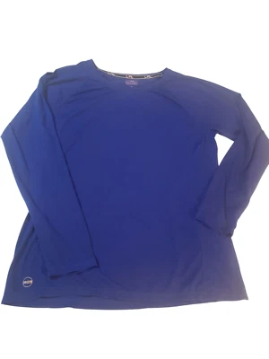 Camiseta Lauren Ralph Lauren L-RL Active para mujer talla XL azul cuello redondo manga larga Foto 1 de 4