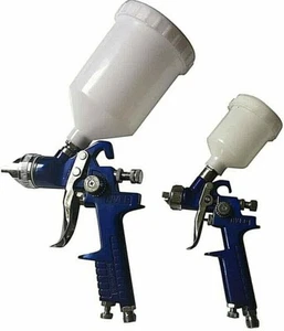 2 piezas pistola pulverizadora de aire HVLP 1,4 mm pistola pulverizadora pistola de retoque de aire con herramienta de soporte - Imagen 1 de 2