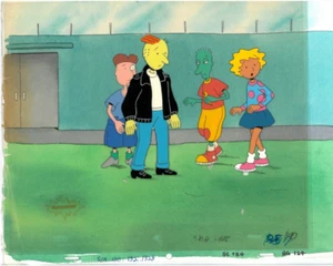 Doug Funnie Original 1990's Production Cel Nickelodeon Roger - Picture 1 of 2