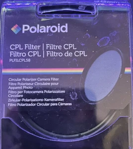 Polaroid (PLFILCPL58) 58 mm Filter - NEW IN BOX! - Picture 1 of 3