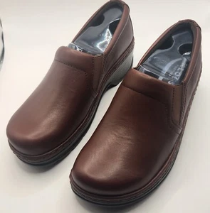 Klogs Naples Mustang Brown Clogs Nurses comfort shoes US Women's Size 8.5 0328 - Picture 1 of 5