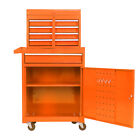 Drawer Rolling Tool Chest Tool Storage Cabinet &Tool Box Cart With Wheels Orange
