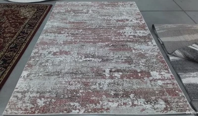 Tapete bege/rosa 6'-0" x 9'-0" costas mancha, preço reduzido 1172790832 MDW585B-6 - Imagem 1 de 4