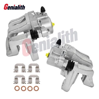 2 x Rear Brake Calipers w/ Bracket for 2011-2015 Hyundai Sonata Kia Optima L4 Foto 1 de 4