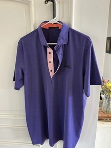 Wade Hampton Golfschläger Greyson Poloshirt Größe Large Top 100 Plätze - Bild 1 von 3