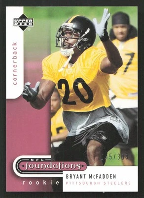 2005 Upper Deck Foundations Bryant McFadden #/399 RC Rookie #144 Card - Image 1 of 2