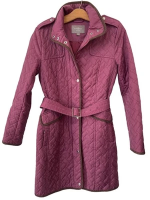 Gabardina Cole Haan Talla XS Acolchada con Cinturón Impermeable Exterior Otoño Invierno Cómoda Foto 1 de 4