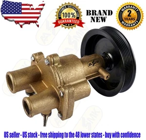 46-8M0139995 8M0137216 RAW SEA WATER PUMP FOR MERCRUISER 4.3 5.0 5.7 6.2 8.2L–US - Picture 1 of 17