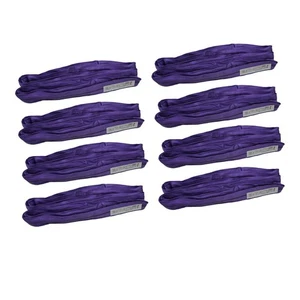 8PK Endless Round Sling 4' Purple 2600# VLL Crane Rigging Hoist Wrecker Recovery - Picture 1 of 10