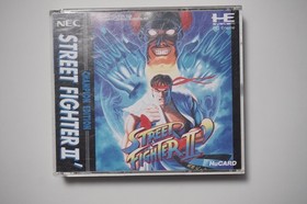 PC Engine Street Fighter II' Champion Edition Japan NEC Hu-Card game