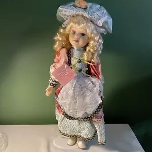 Ashley Belle Collection Porcelain Girl Doll 16” "Seana” w/Certificate - Picture 1 of 6