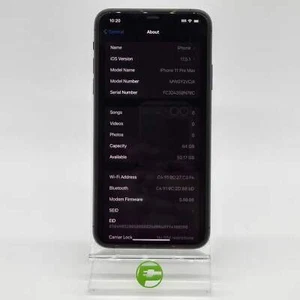 Apple iPhone 11 Pro Max 64 Go 17.5.1 gris sidéral A2161 débloqué - Photo 1 sur 6