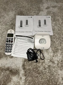 Doro PhoneEasy 100w Single Weiß Seniorentelefon Dect Telefon - Bild 1 von 6