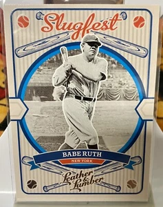 2019 Panini Leather And Lumber Babe Ruth Slugfest Insert - Picture 1 of 2