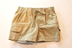AriZona Tan Khaki Cargo Shorts Infant Baby Boy Size 3 Months NEW - Picture 1 of 2