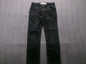 Levis 514 Jeans Boys 8 Black Slim Straight Classic Everyday Basic Minimalist - Picture 1 of 21
