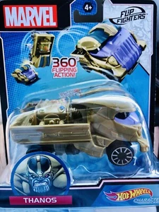 Hot Wheels Collector Flip Fighters Character Cars Marvel Avengers Thanos Mattel - Picture 1 of 9