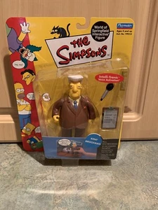 Figura Sellada Simpsons World of Springfield Kent Brockman Serie 5 Playmates - Imagen 1 de 7