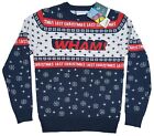 Wham Last Christmas Jumper Ugly Sweater Adults Fair Isle Navy Blue Tu Clothing
