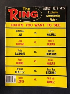 The Ring Boxing Magazine August 1979  Fights You Want To See - Picture 1 of 2