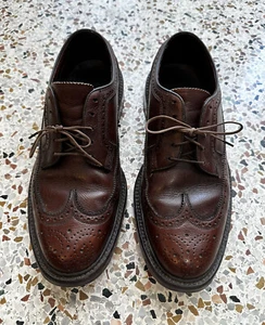 Florsheim Imperial 93602 8.5 E Longwing Gunboat V-Cleat Vintage 1982 sehr selten - Bild 1 von 12