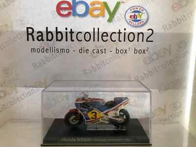 DIE CAST "HONDA NS500 FREDDIE SPENCER 1983" MOTO* SKALA 1/24 - Bild 1 von 2