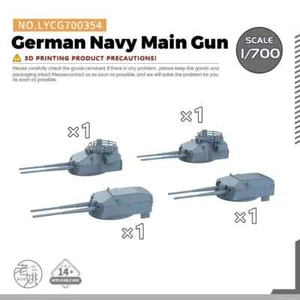 Yao's Studio LYCG700354 1/700 Model Upgrade Parts German Navy Main Gun - Picture 1 of 3