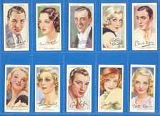 FILM STARS.THIRD SERIES.COMPLETE SET OF 50 PLAYERS CIGARETTE CARDS ISSUED 1938