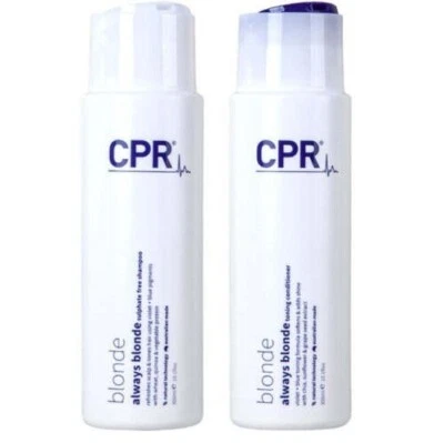 VitaFive CPR Always Blonde Sulphate Free Shampoo & Conditioner 300ml DUO Vita 5 - Image 1 of 4