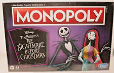 Monopoly Disney Tim Burton's The Nightmare Before Christmas Edition Game New