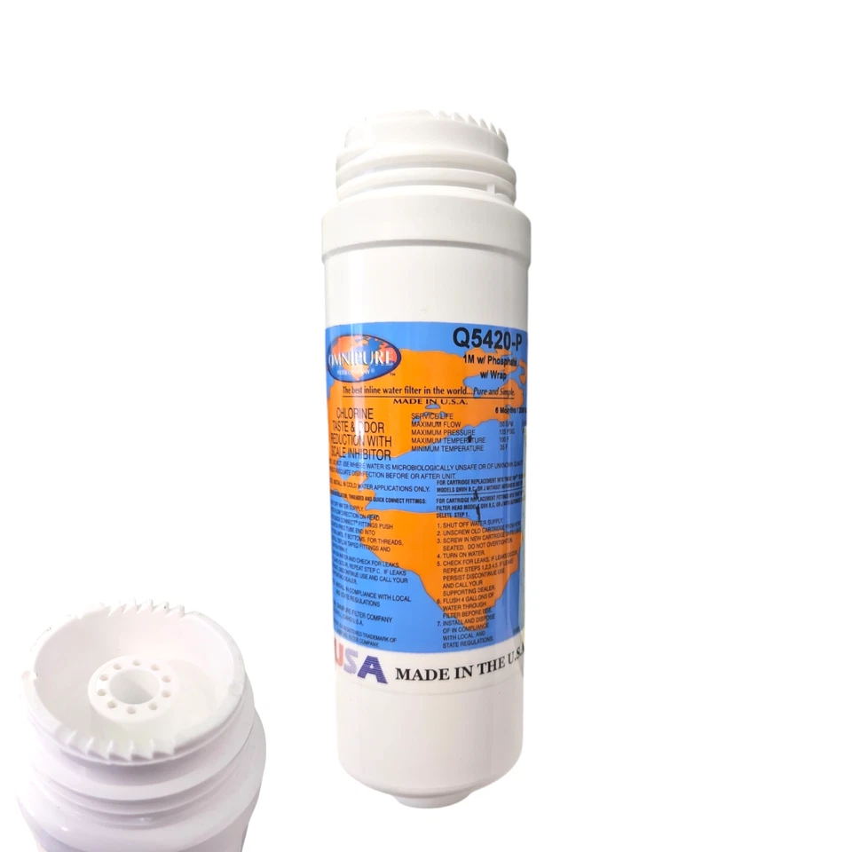 Omnipure - Q5420-P - 8" x 2.5" Q-Series Twist Off Carbon - Image 1 of 1