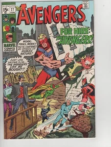 The Avengers #77 FN to FN+ Heroes for Hire! Roy Thomas John Buscema - Picture 1 of 2